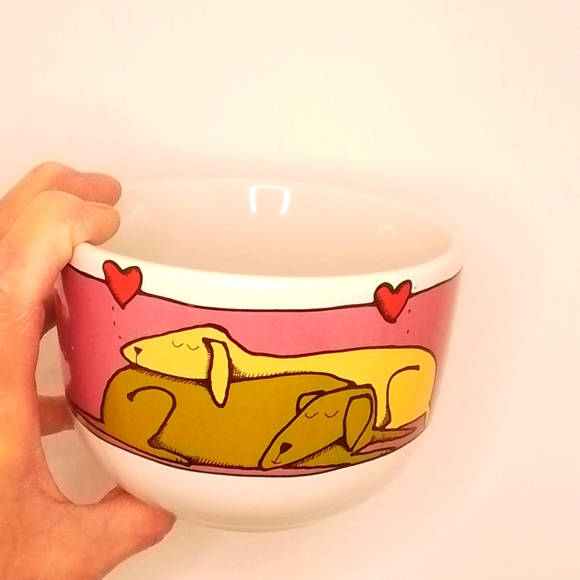 Ursula Dodge Puppy Love mug/soup mug - Picture 2 of 3